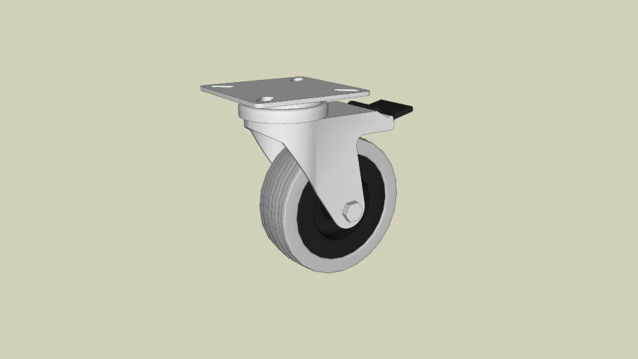 75mm Braked Castor