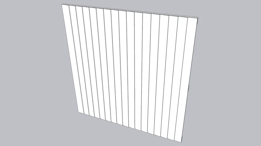 Feather edge fence panel