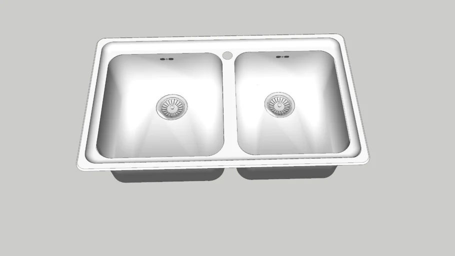 Alpes Inox sink 87x51 cm