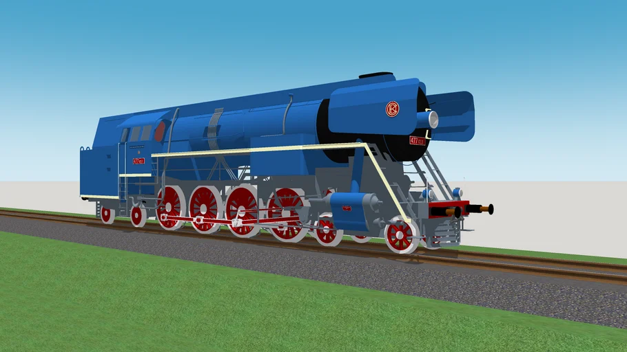 Steam locomotive ČSD class 477.0 "Papagáj" (1951)