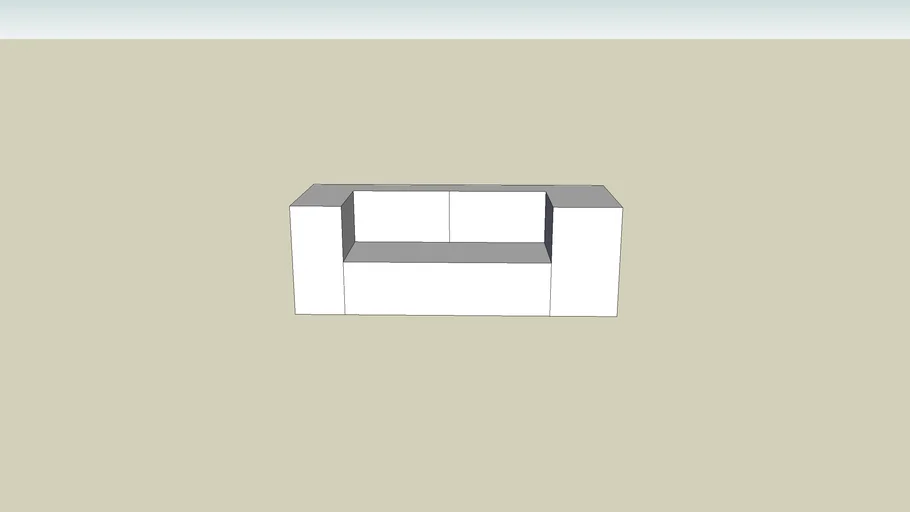 White sofa