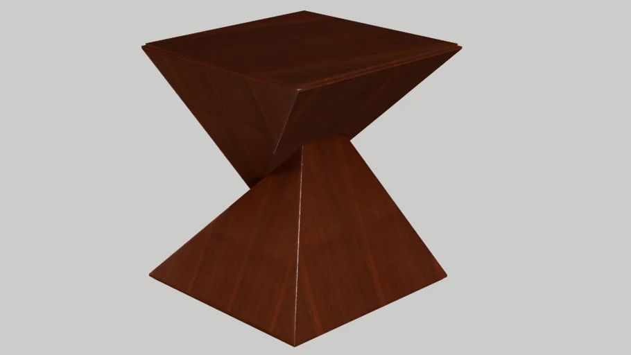 pyramid side table