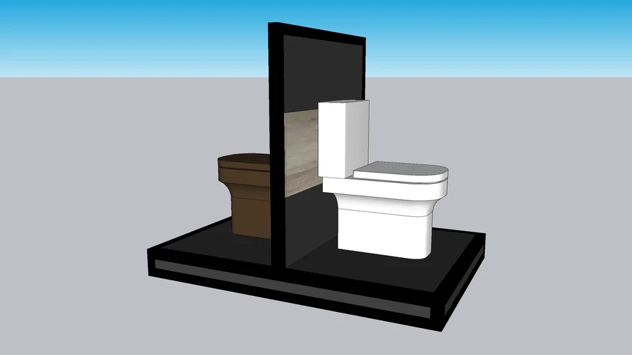 EXPOSITOR DE VASO SANITÁRIO