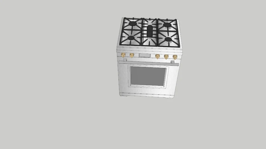 Wolf - 30" Dual Fuel Range - 4 Burners - DF30450/S/P