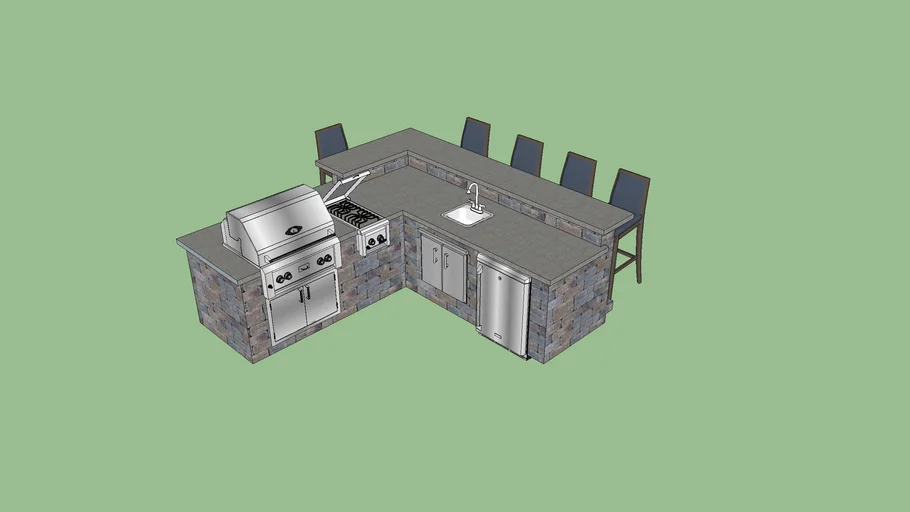 Outdoor Kitchen and Bar