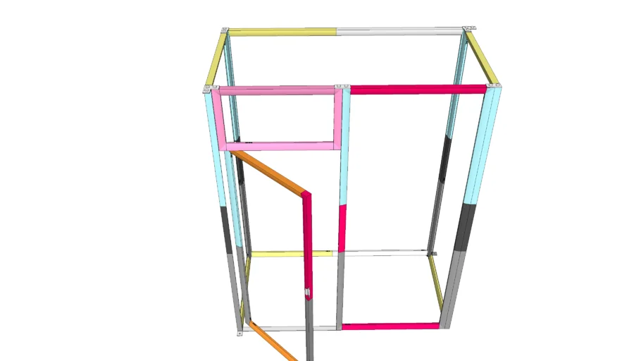 Storage room XL 1,95x1x2,5m Left hung 