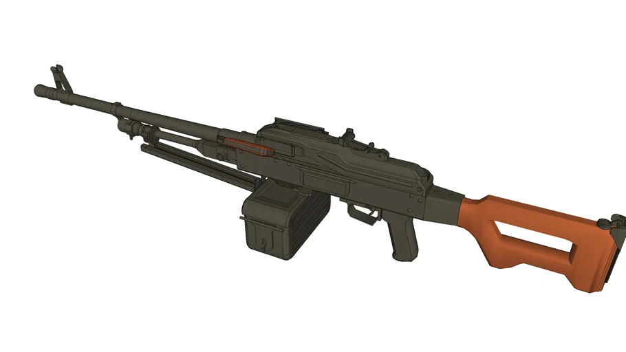 PKM machine gun