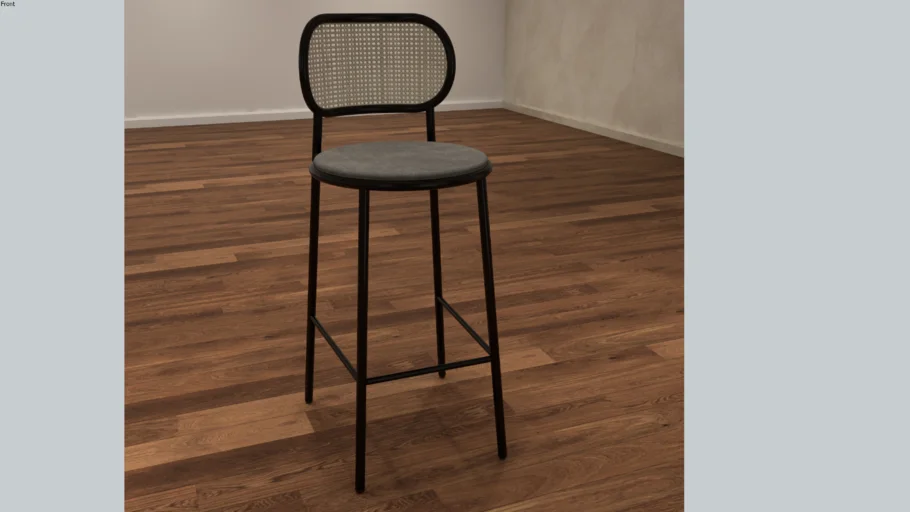 Cane Bar Stool