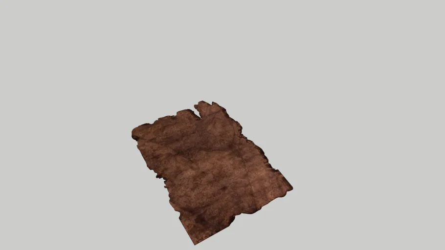 Emlen Hand Tufted Wool Dark Brown Area Rug