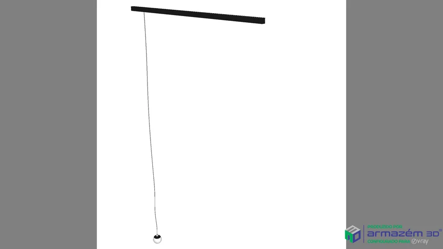 1015-100 PERFIL SOBREPOR PRINT PENDENTE MINI GLOBO 3000K 1M