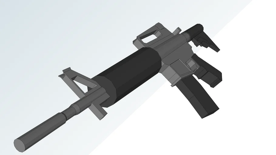 M4 Low Poly