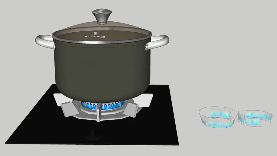 Blue Flame | Enscape Ready