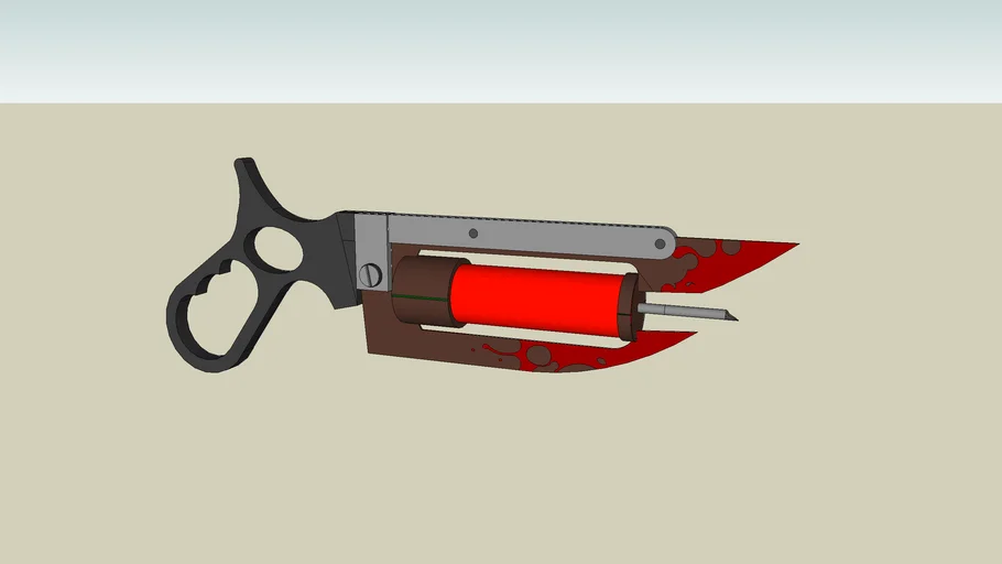 TF2 Medic UberSaw (red)