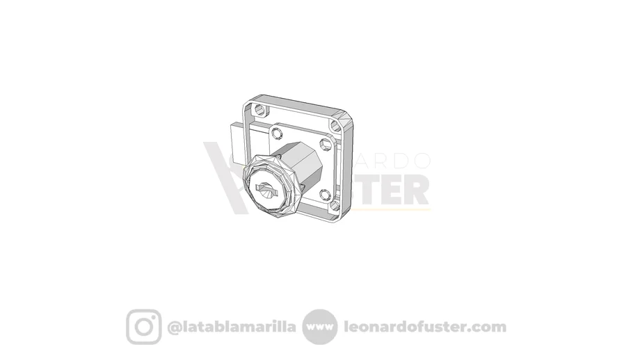 Cerradura Superficial para Armario