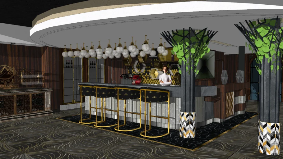 Bar for Restaurant  or Hotel