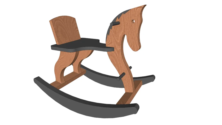 Wooden Rocking Horse | 3D Warehouse