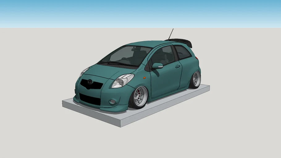 toyota yaris street racing