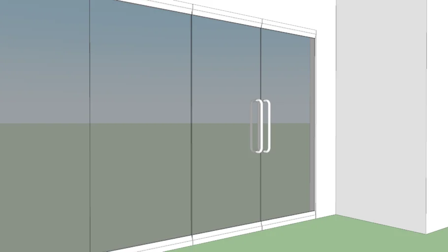 Glass door