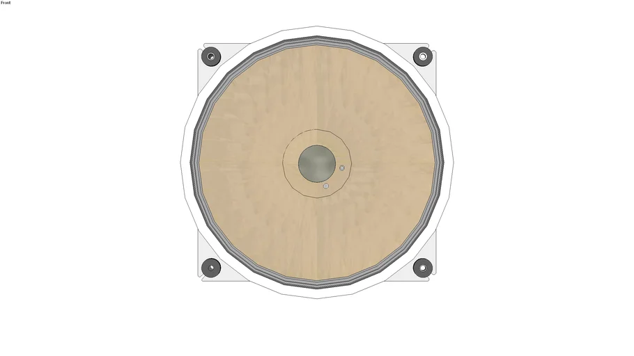 Speaker SABA Greencone 20 cm #HiFi #HighEnd #DIY