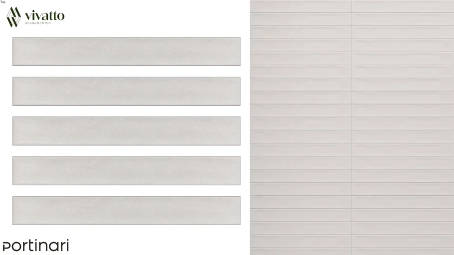 Tijolinho Make SGR 5x40cm - Portinari Porcelanato