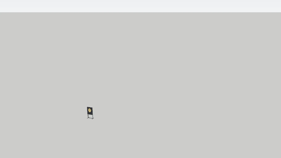 IPSC bullet trap tall | 3D Warehouse
