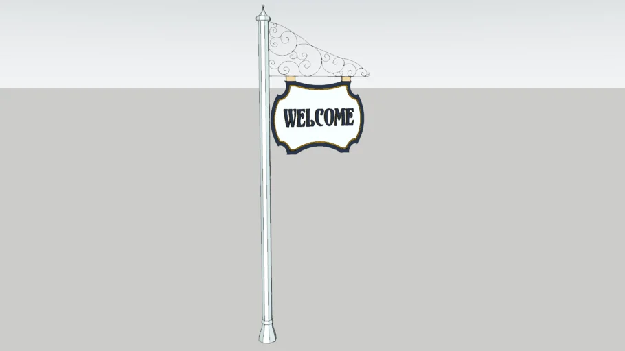 welcome sign