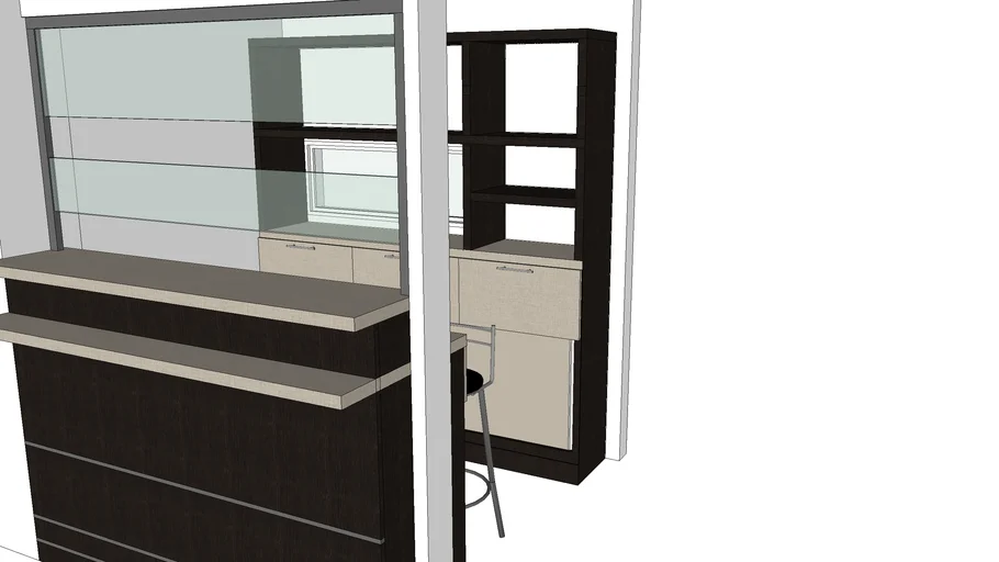 Cashier - Mueble de Caja - Banco Banking