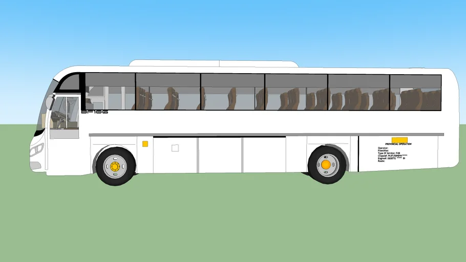 Daewoo BF106 Cityliner Aircon version (2x3 seating layout)