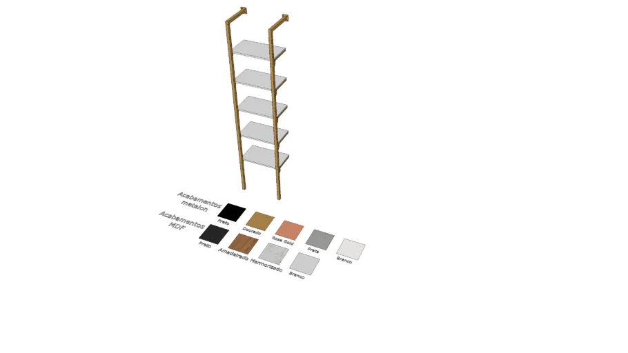 Expositor torre CLR 50cm - Metalon
