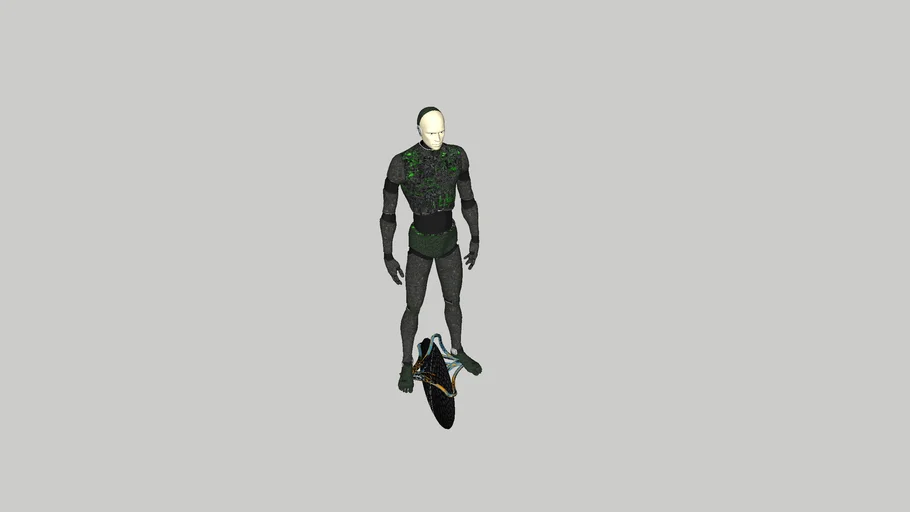 3d human robot cyborg science fiction fantasy