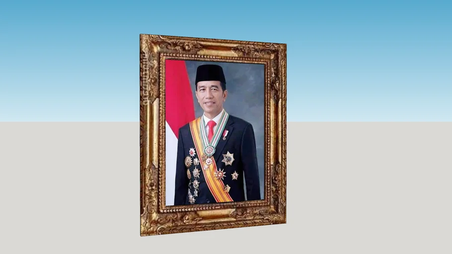 Pigura Photo Presiden Jokowi 02