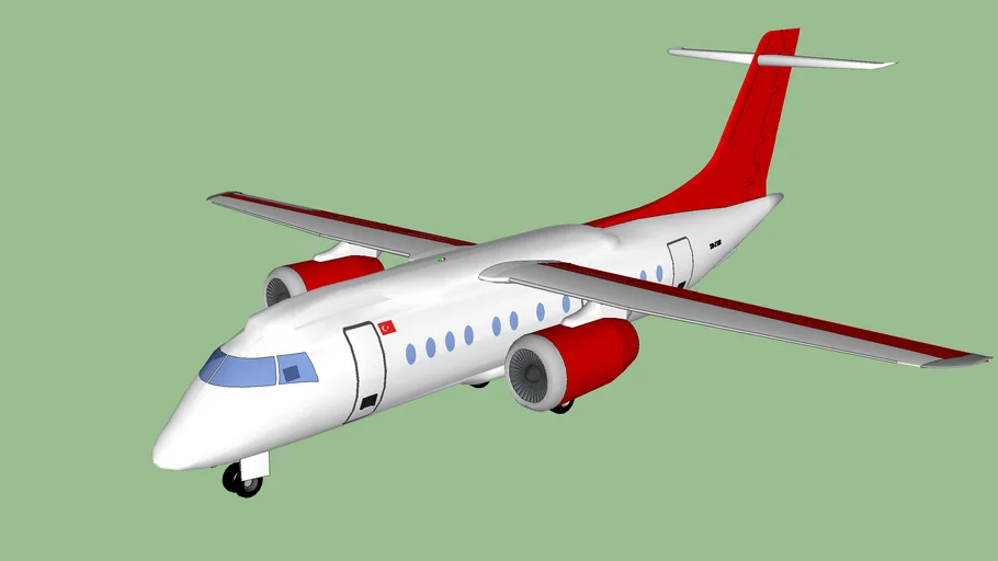 Turkish  jet airliner TRJET TR-J 328