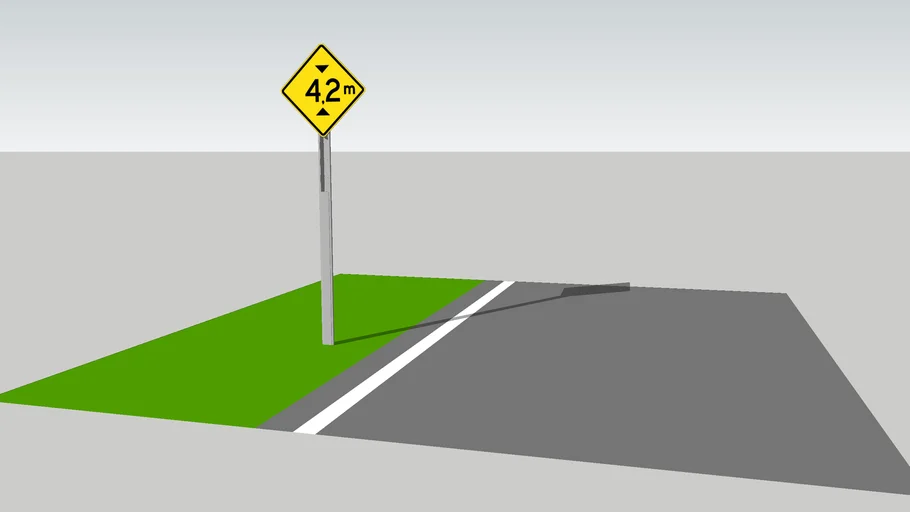 Maximun Height Sign / Señal Altura Maxima