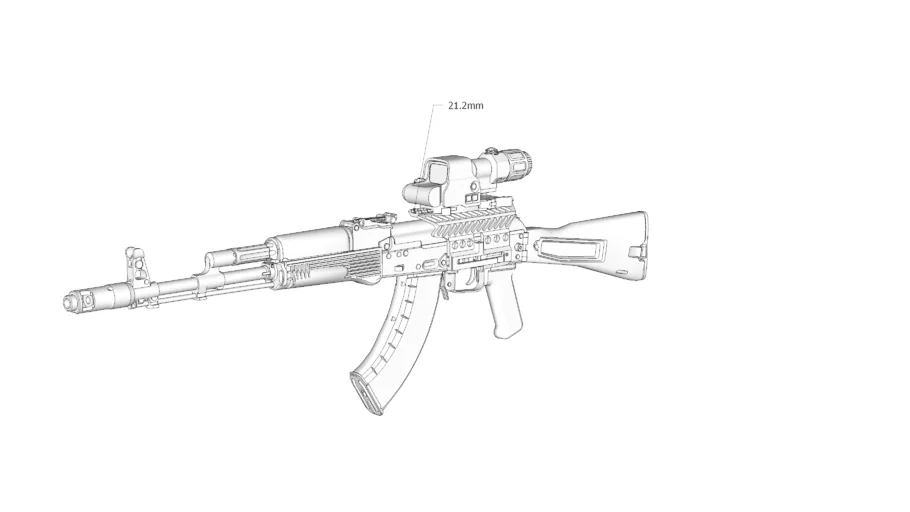 【TARKOV】AK-103 3D MODEL