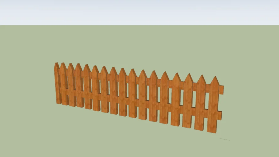 wooden fence