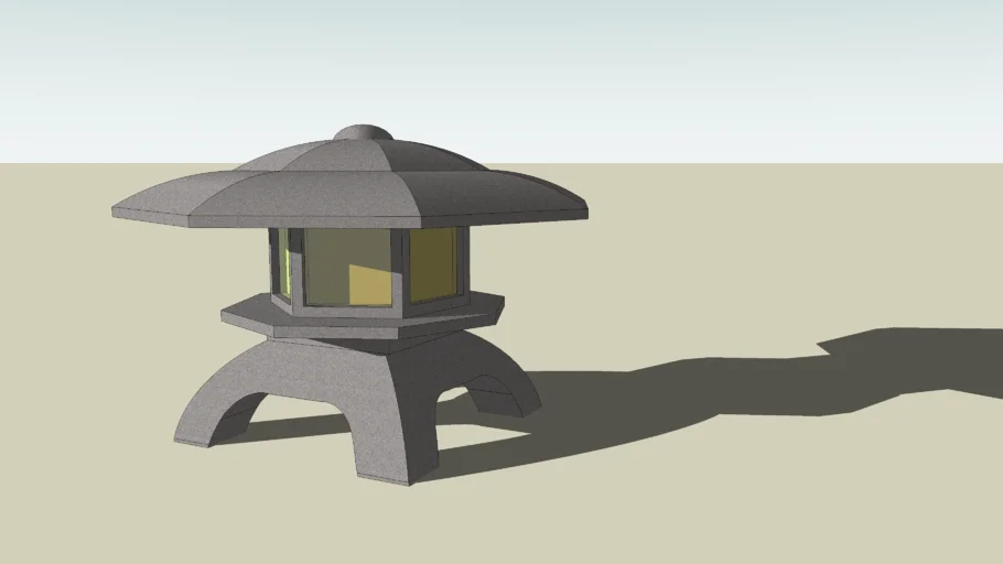 Sennyuji style japanese lantern