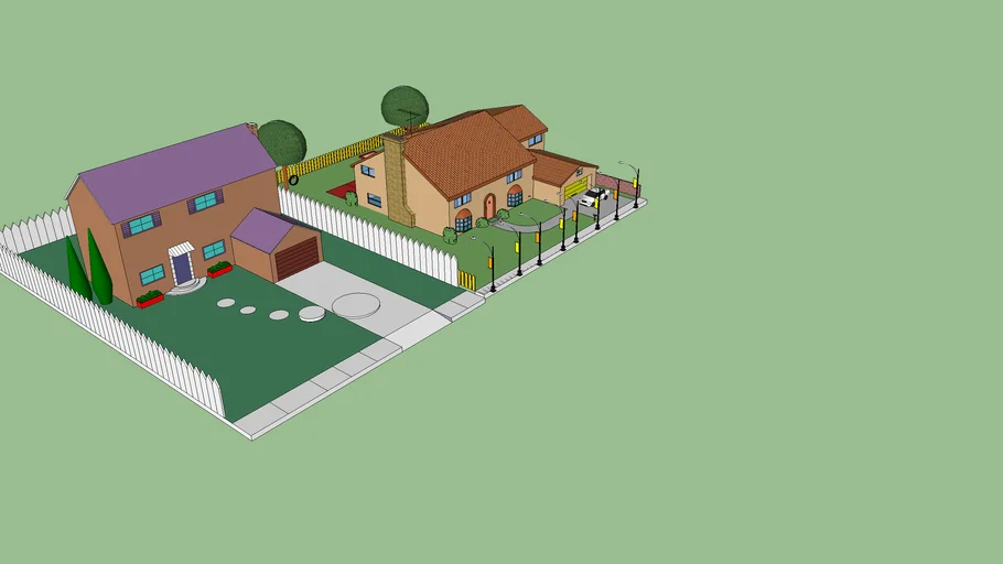 simpsons neighborhood