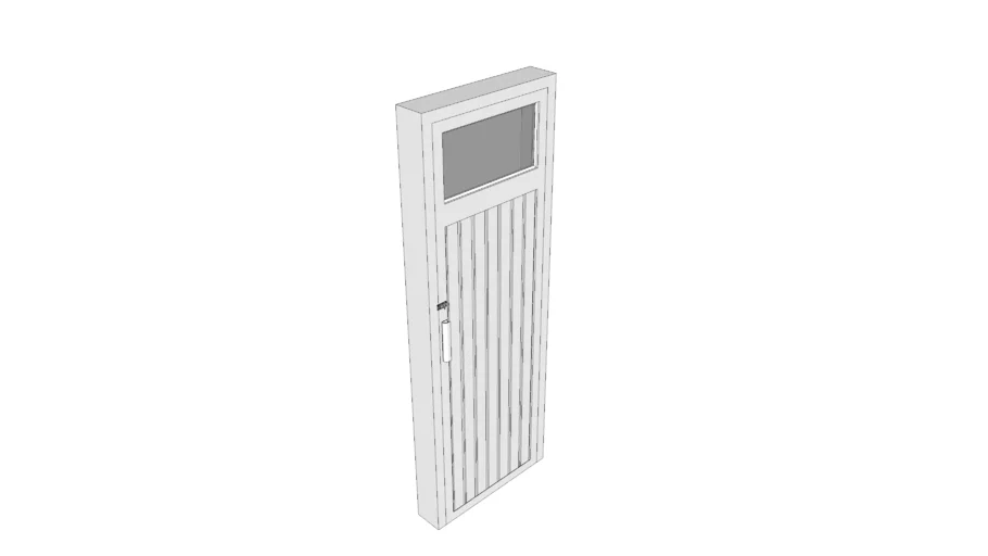 Pintu Kamar Mandi Aluminium aka Aluminium Bathroom Door