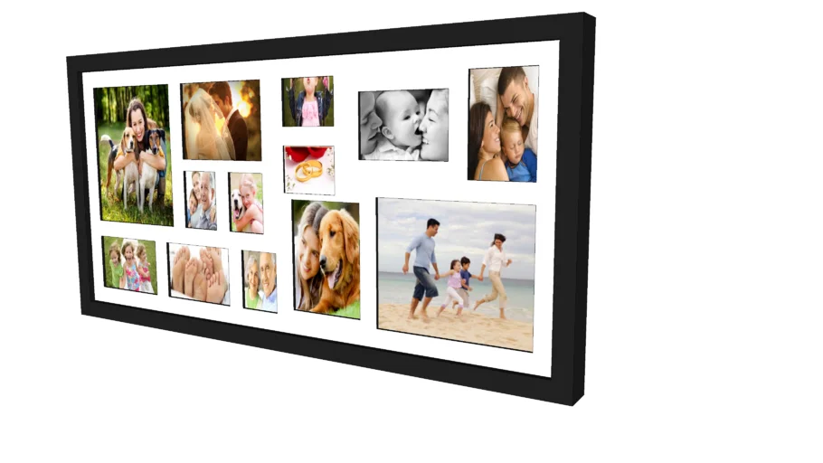 Painel de Fotos - Quadro de Parede