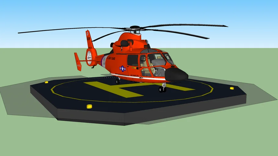 US Coastguard HH-65 Dolphin Helicopter
