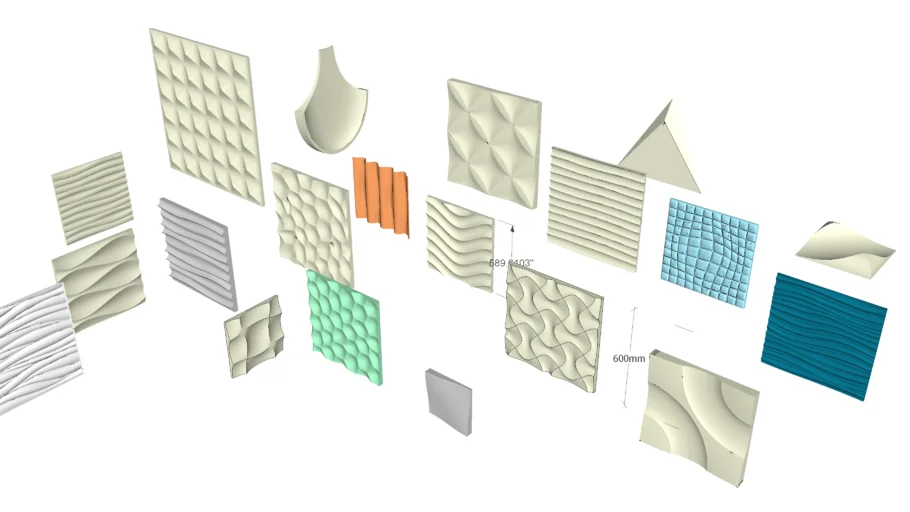 3D PANEL COLLECTION | WALL PANELS | ACCENT WALL PANELS COLLECTION 