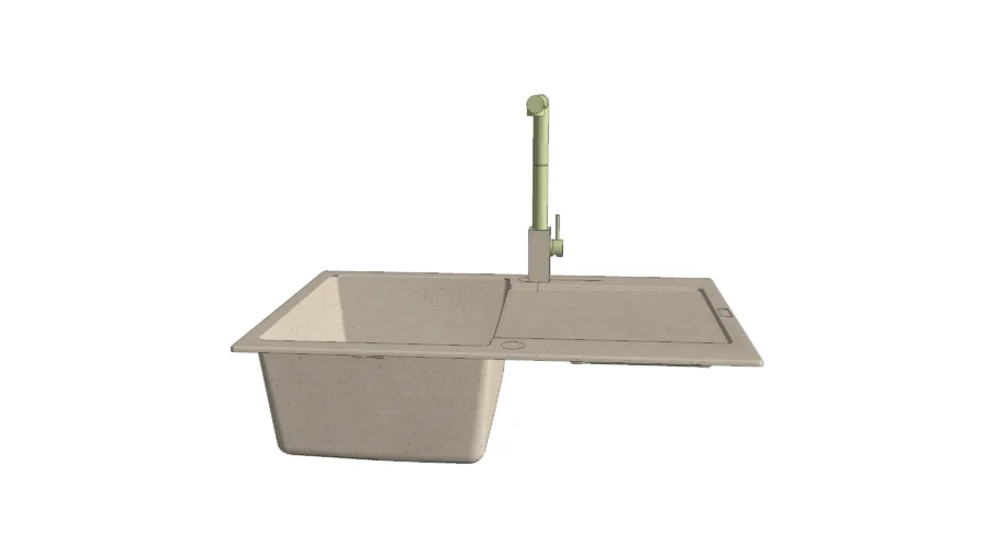 Fragranite kitchen sink