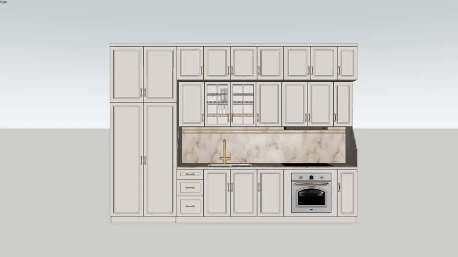 Bếp tân cổ điển - Neoclassic kitchen
