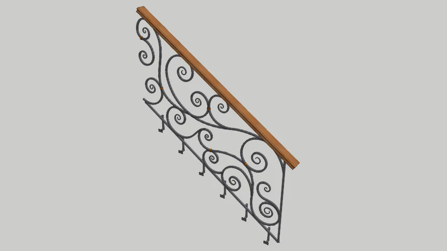 Iron railing