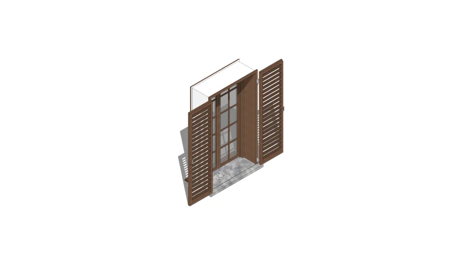 Porta Finestra - French Door - French Window 120 x 210 cm