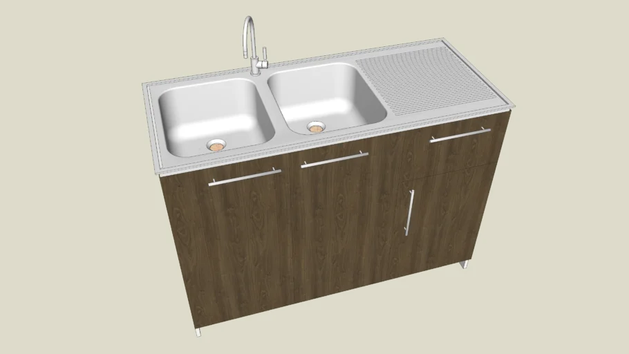 Kit Mueble Lavaplatos 120×87×49cm