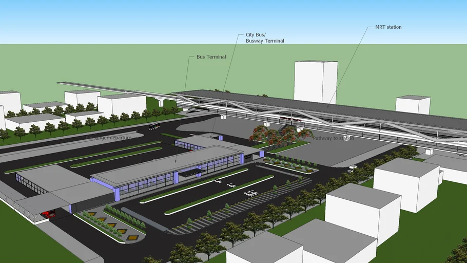 Integrated Transport System Hub (Moda Transportasi Terpadu)