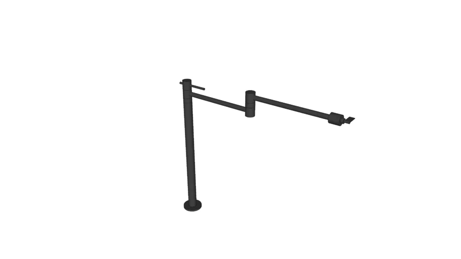 West Slope Lever Handle Deck Mount Pot Filler