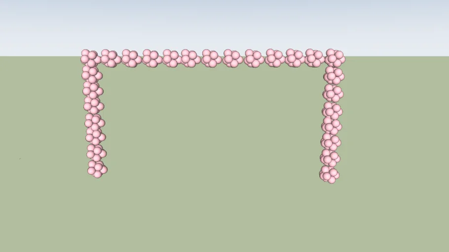 Arco de bexiga para a mesa do parabéns