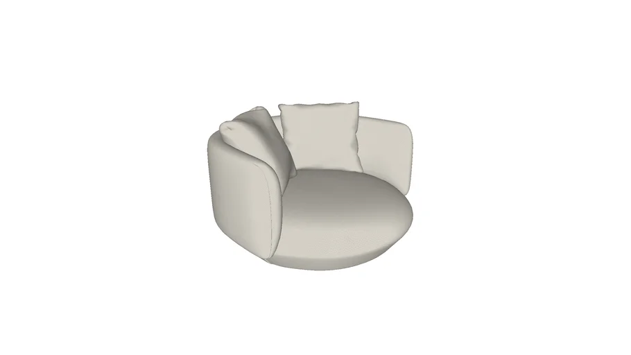 POLTRONA BAIXA OFFWHITE